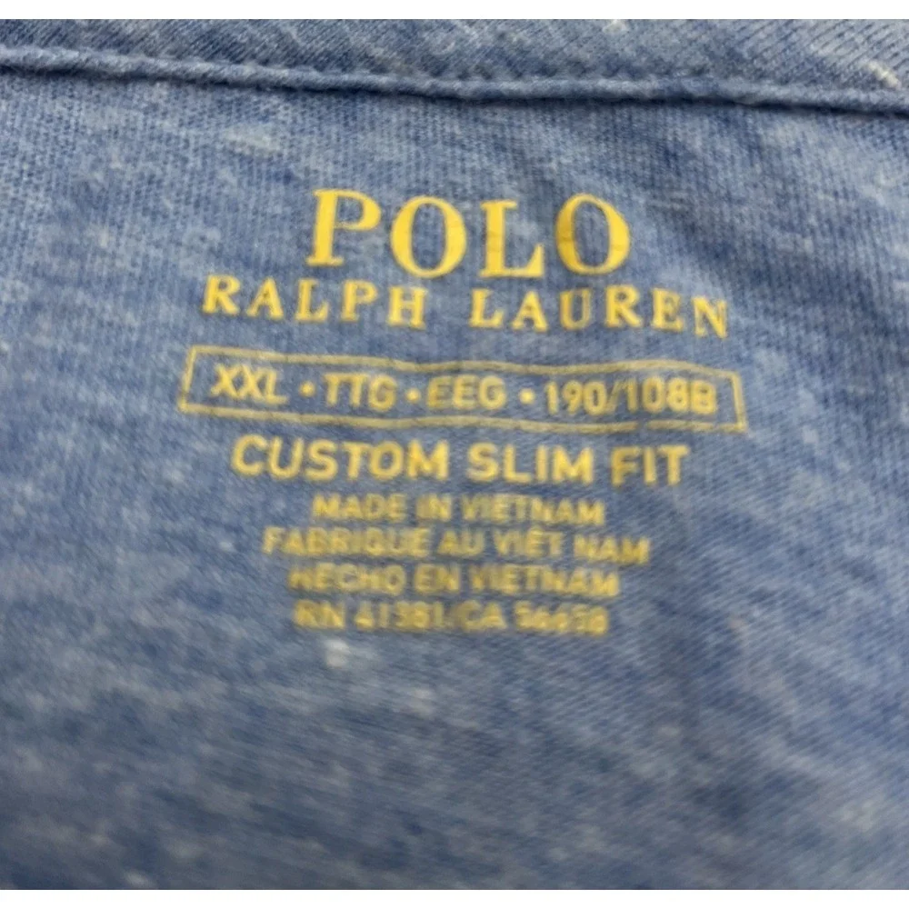 Ralph Lauren Polo Men's Blue Shirt Size XXL